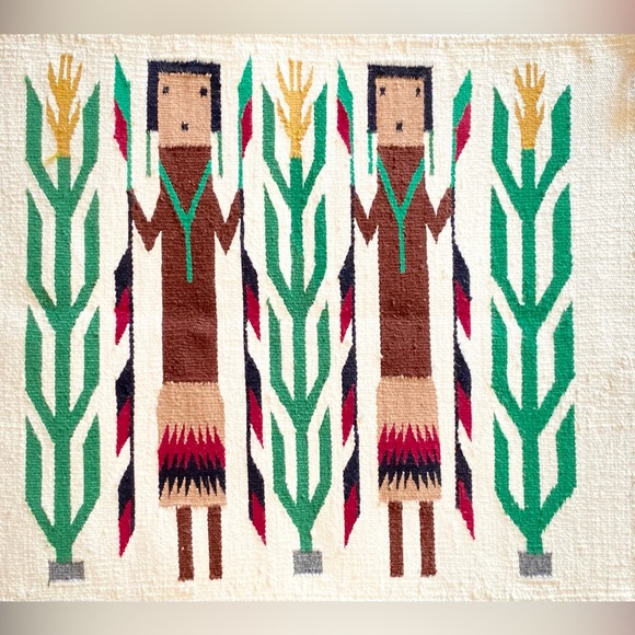 Other - Navajo Yei Vintage Woven Art Wall Hanging Rug